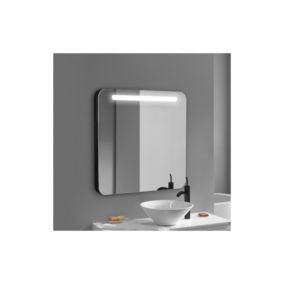 Miroir salle de bain LED carré 60 x 70 cm ZOE