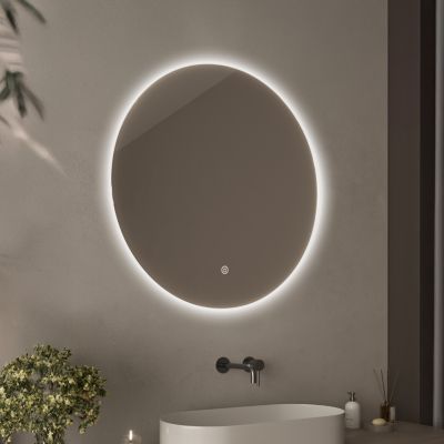 Miroir Avec LED Illumination Salle De Bain  150x90cm  LED Lumineux Miroir Avec Éclairage  LED015 Interrupteur Tactile 88224683