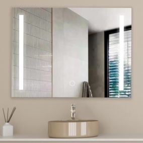 Miroir salle de bain LOMAZOO Reyes avec LED 60 x 80 cm