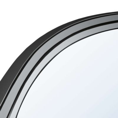 Miroir Salle de Bain RIO - 50x90cm - Noir Mat - Bordure Led Temp Variable - Tactiles On/Off & Anti-Buée - LEDIMEX