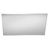Miroir salle de bains rectangulaire 100X60 cm Wapta argent