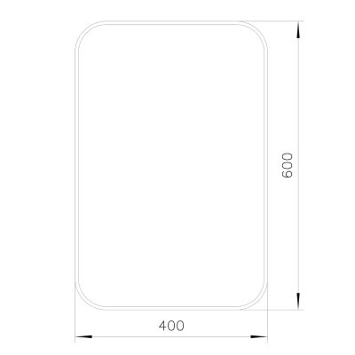 Miroir mural avec cadre noir, Miroir rectangulaire dans un cadre glamour noir 60x40 - Maison