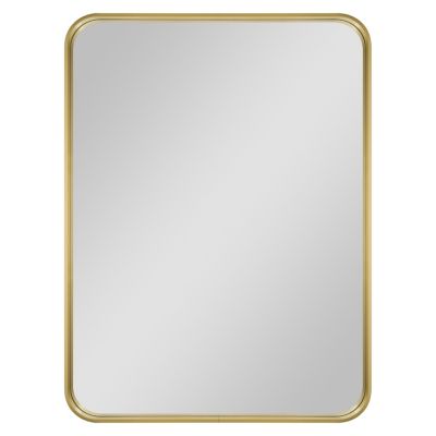 Miroir salle de bains rectangulaire 80x60 cm Tisa doré