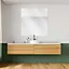 Miroir salle de bains rectangulaire 80x90 cm argent Imandra