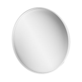 Miroir salle de bains rond Ø60 cm, blanc, Tisa