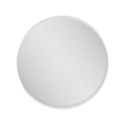 Miroir salle de bains rond Ø60 cm, blanc, Tisa