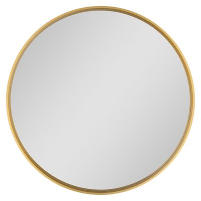 Miroir salle de bains rond diamètre 60 cm Tisa doré