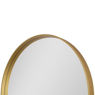 Miroir salle de bains rond diamètre 60 cm Tisa doré