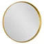 Miroir salle de bains rond diamètre 80 cm Tisa doré