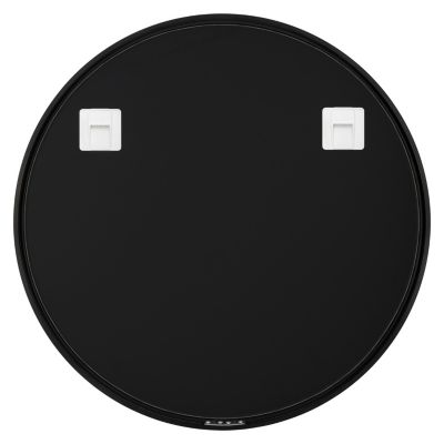 Miroir salle de bains rond diamètre 80 cm Tisa noir