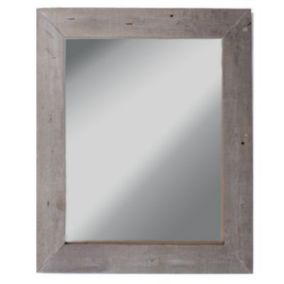 Miroir simple Wood Rekup marron l.63 x H.74 cm