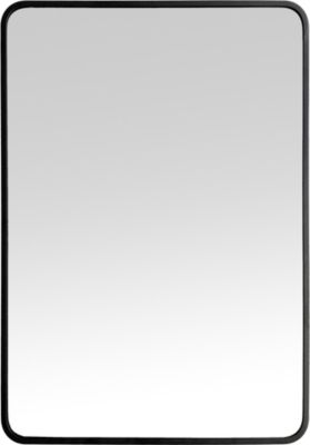 Miroir Steelton Dada Art l.50 x H.70 cm noir