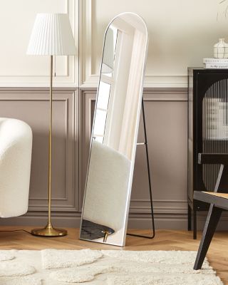 Miroir sur pied BAGNOLET 150 cm Métal Argenté