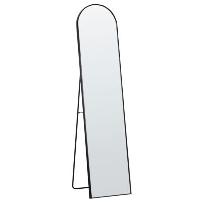 Miroir sur pied BAGNOLET 150 cm Métal Noir
