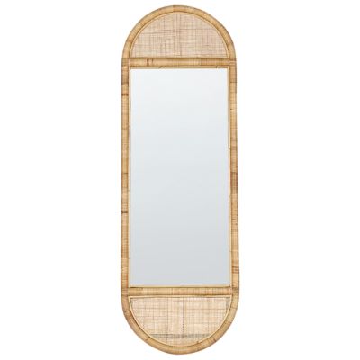 Miroir sur pied BARGES 150 cm Rotin Naturel