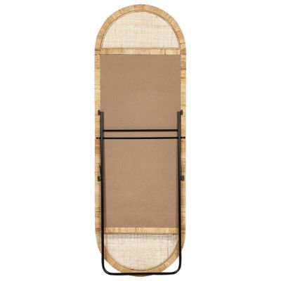 Miroir sur pied BARGES 150 cm Rotin Naturel