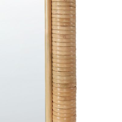 Miroir sur pied BARGES 150 cm Rotin Naturel