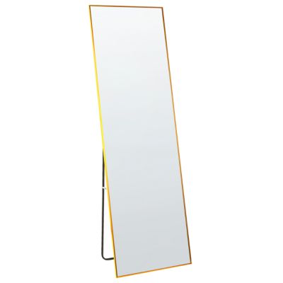 Miroir sur pied BEAUVAIS 156 cm Métal Doré