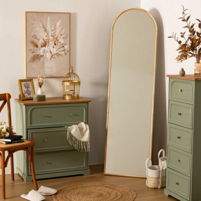 Miroir sur pied Kim bois 180x50cm - Atmosphera