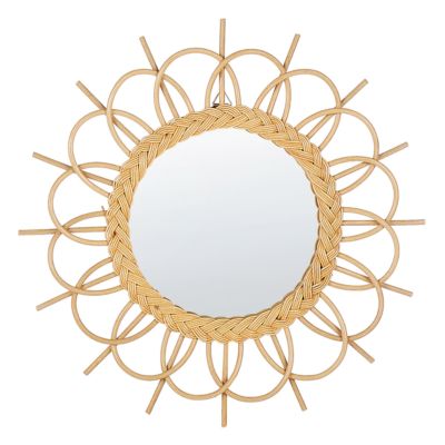 Miroir TELAKIA 60 cm 60 cm Rotin Naturel