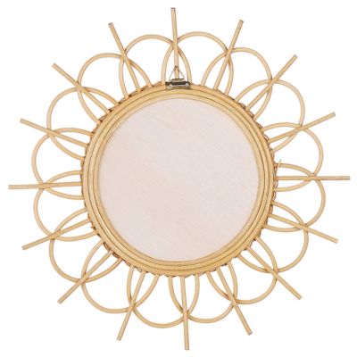 Miroir TELAKIA 60 cm 60 cm Rotin Naturel