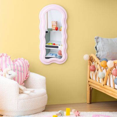 Miroir vague "Ayna" rose 60x30cm - Atmosphera Créateur d'intérieur