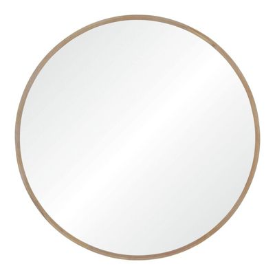 Miroir XXL rond en chêne 150 cm FAB