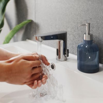 Mitigeur à capteur infrarouge chrome GoodHome Cavally