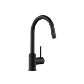 Mitigeur avec douchette Mida S, Douchette extractible, Noir mat, 526653