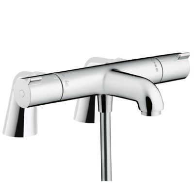 Mitigeur baignoire thermostatique HANSGROHE Ecostat 1001 CL chromé avec colonnettes