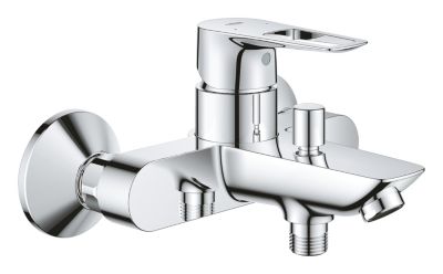 Mitigeur bain/douche 2 trous Grohe StartLoop en laiton coloris chromé entraxe 150 mm