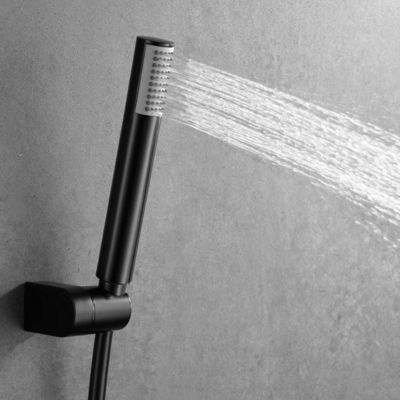 Mitigeur Bain/Douche Anti-Calcaire Thermostatique Noir Mat IMEX LINE BTD038-4NG