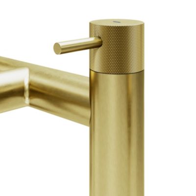 Mitigeur bain douche + douchette, laiton doré, GoodHome Owens