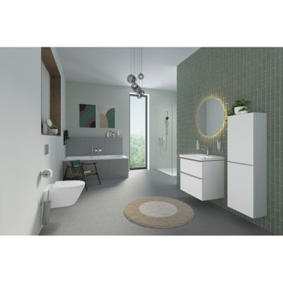 Mitigeur bain douche mécanique DURAVIT Wave chromé brillant