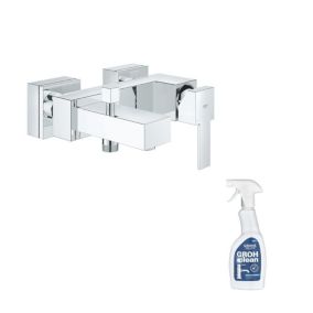 Mitigeur bain douche mécanique GROHE Quickfix Sail Cube + nettoyant GrohClean