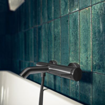 Mitigeur bain-douche mécanique gun métal Essebagno Luisa