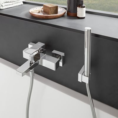 Mitigeur bain douche mécanique VILLEROY ET BOCH Architectura Square Chrome