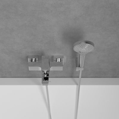 Mitigeur bain douche mécanique VILLEROY ET BOCH Architectura Square Chrome