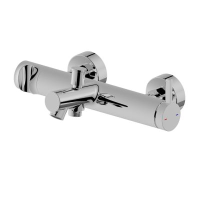 Mitigeur bain-douche mécanique en alliage de zinc et laiton chromé GoodHome Maza