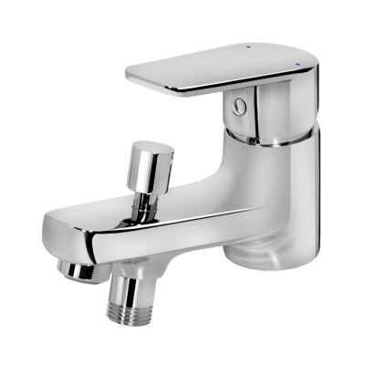 Mitigeur bain/douche mécanique monotrou, chrome, NF, GoodHome Aisai