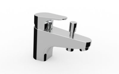 Mitigeur bain/douche monotrou, chrome, Kramer Medio