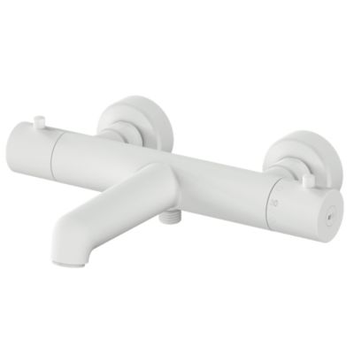 Mitigeur bain-douche thermostatique blanc Essebagno Luisa