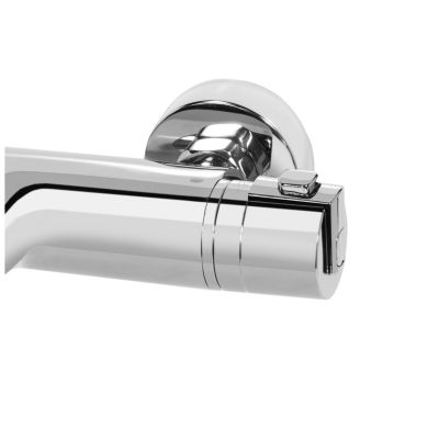 Mitigeur bain/douche thermostatique, chrome, NF, GoodHome Myra