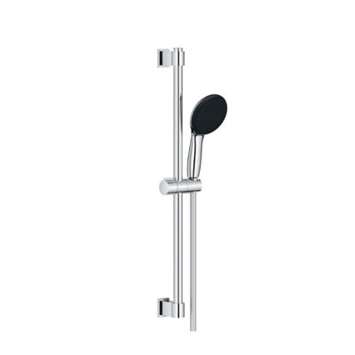 Mitigeur bain mécanique GROHE Bauloop avec ensemble de douche GROHE Vitalio Start avec colonnettes