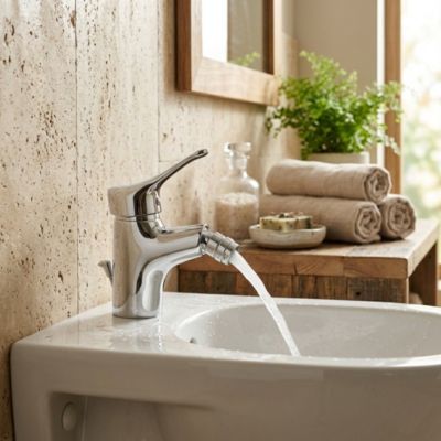 Mitigeur bidet chrome Essebagno Target