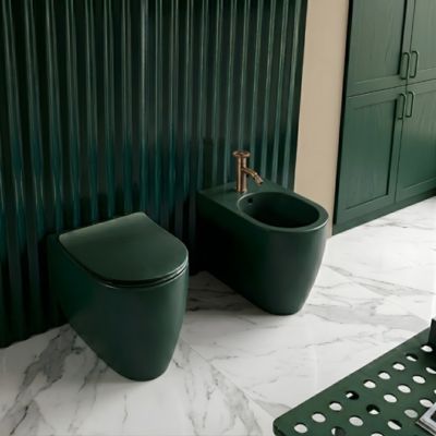 Mitigeur bidet cuivre brossé Essebagno Indus