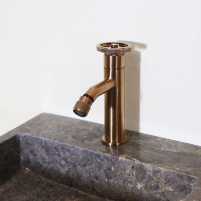Mitigeur bidet cuivre brossé Essebagno Indus