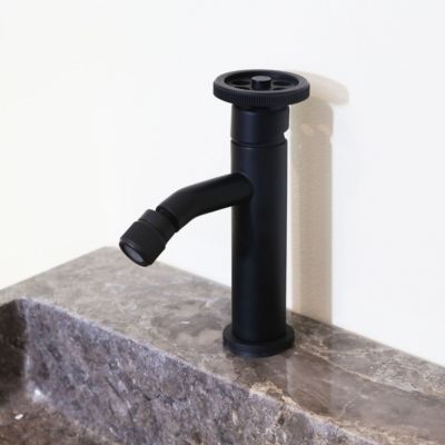 Mitigeur bidet noir Essebagno Indus