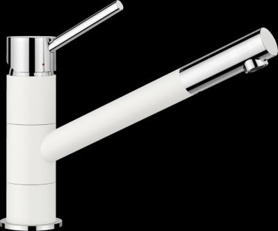 Mitigeur Blanco Kano Silgranit Look Bicolore - BLANC coloris BLANC