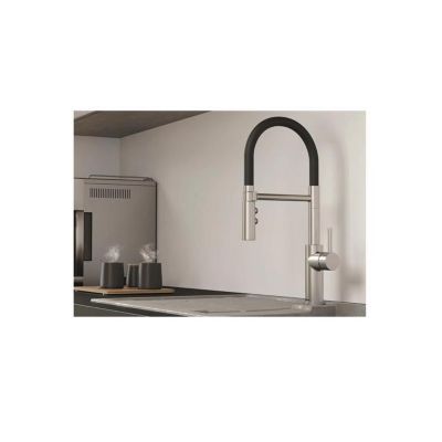 Mitigeur Catris-S Flexo PVD UR - Blanco - Pivotant - Blanc